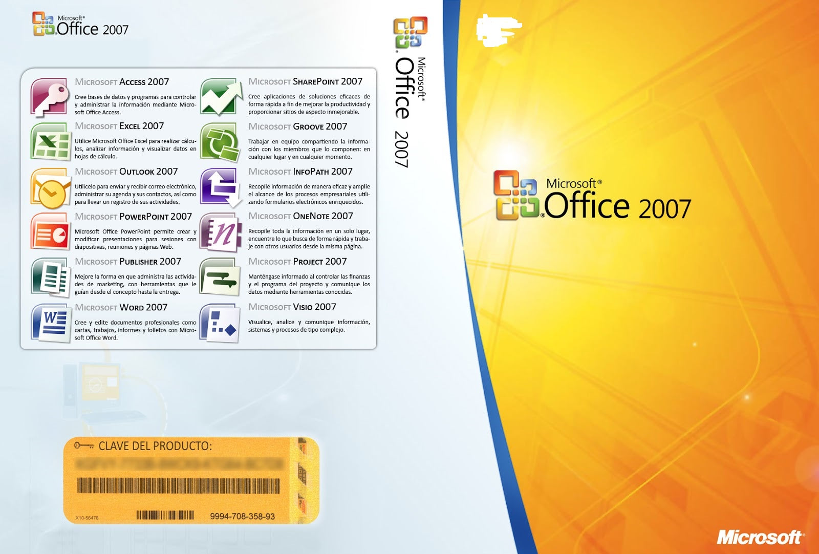 Microsoft Office 2007 Pro Plus Lifetime License Key for Windows PC