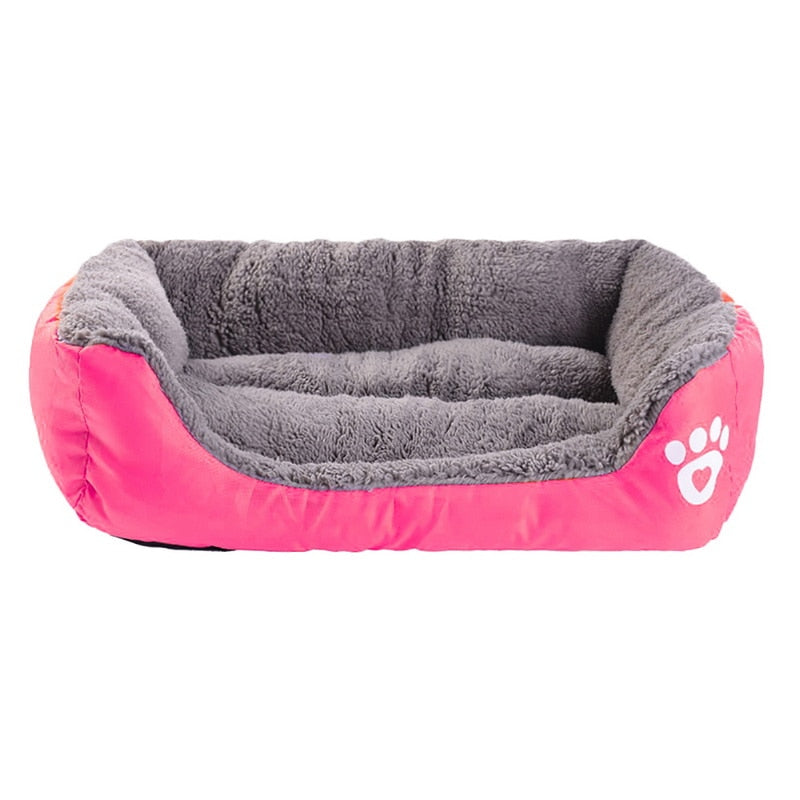 Pet Sofa Dog Bed Bottom Warm Cat Bed House Soft Fleece Plush Nest Basket Cushion For Small Medium Large Dogs S-3XL