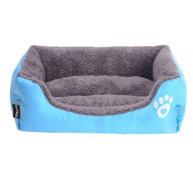 Pet Sofa Dog Bed Bottom Warm Cat Bed House Soft Fleece Plush Nest Basket Cushion For Small Medium Large Dogs S-3XL