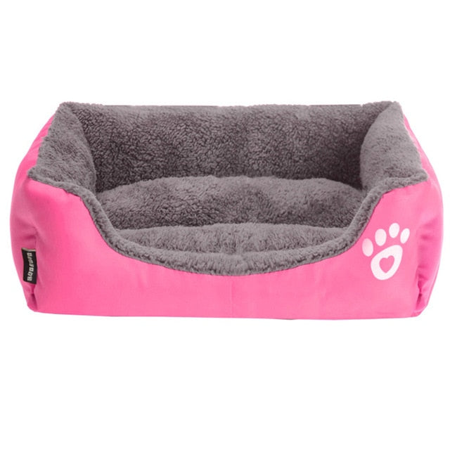 Pet Sofa Dog Bed Bottom Warm Cat Bed House Soft Fleece Plush Nest Basket Cushion For Small Medium Large Dogs S-3XL