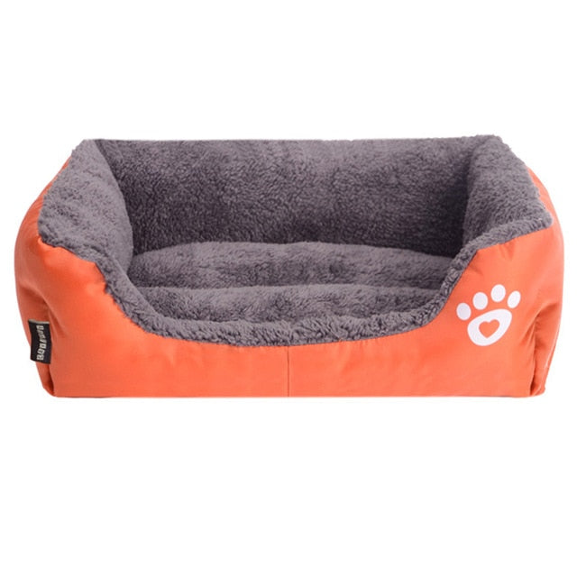 Pet Sofa Dog Bed Bottom Warm Cat Bed House Soft Fleece Plush Nest Basket Cushion For Small Medium Large Dogs S-3XL