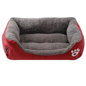 Pet Sofa Dog Bed Bottom Warm Cat Bed House Soft Fleece Plush Nest Basket Cushion For Small Medium Large Dogs S-3XL