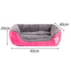 Pet Sofa Dog Bed Bottom Warm Cat Bed House Soft Fleece Plush Nest Basket Cushion For Small Medium Large Dogs S-3XL